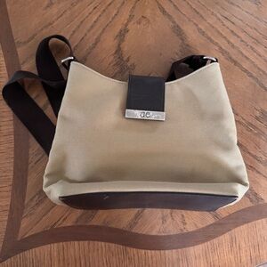 American Eagle Beige and Brown Crossbody Bag